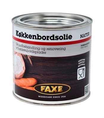 Faxe Køkkenbordsolie Natur 0,75 L